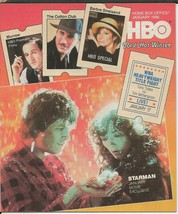 ORIGINAL Vintage Jan 1986 HBO Guide Magazine Starman Barbra Streisand image 1