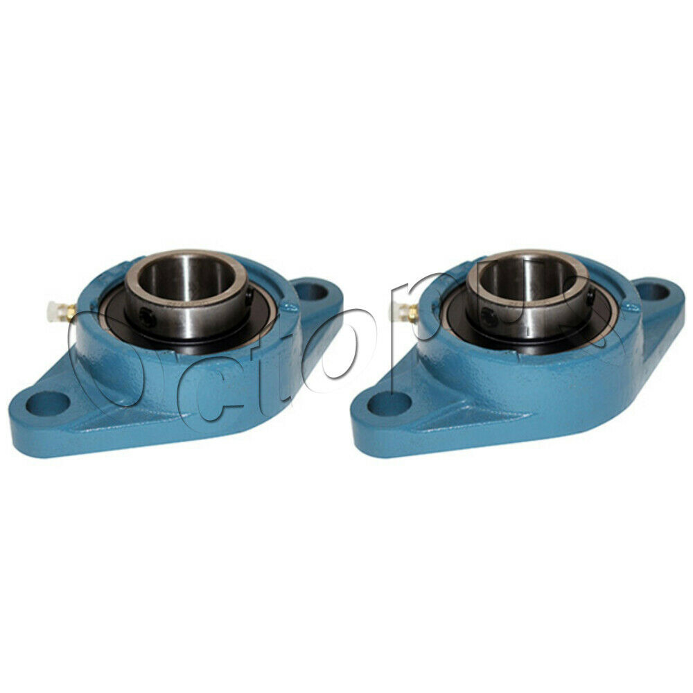 2 Pcs UCFL 20619 Selfalign 2 Bolt Flange Pillow Block Bearing 1 3/16 inch Everything Else