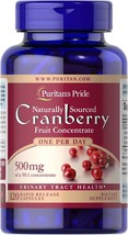 Puritan&#39;s Pride One A Day Cranberry 500mg - 120 Capsules Supports Urinar... - $29.69