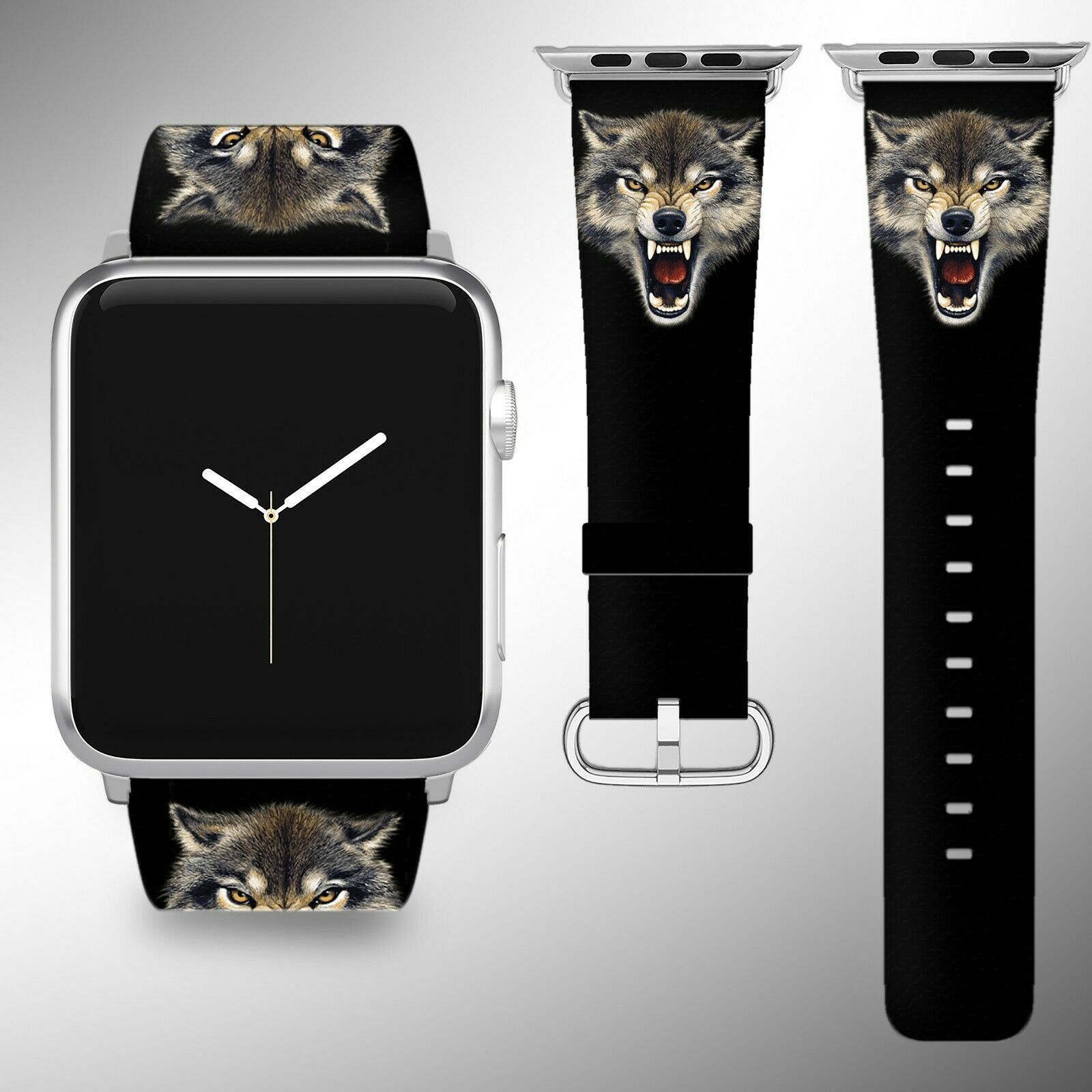 Wolf Apple Watch Band 38 40 42 44 Mm Fabric And 50 Similar Items