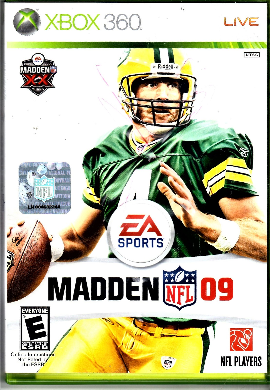 XBox 360 Madden NFL 09 Video Games