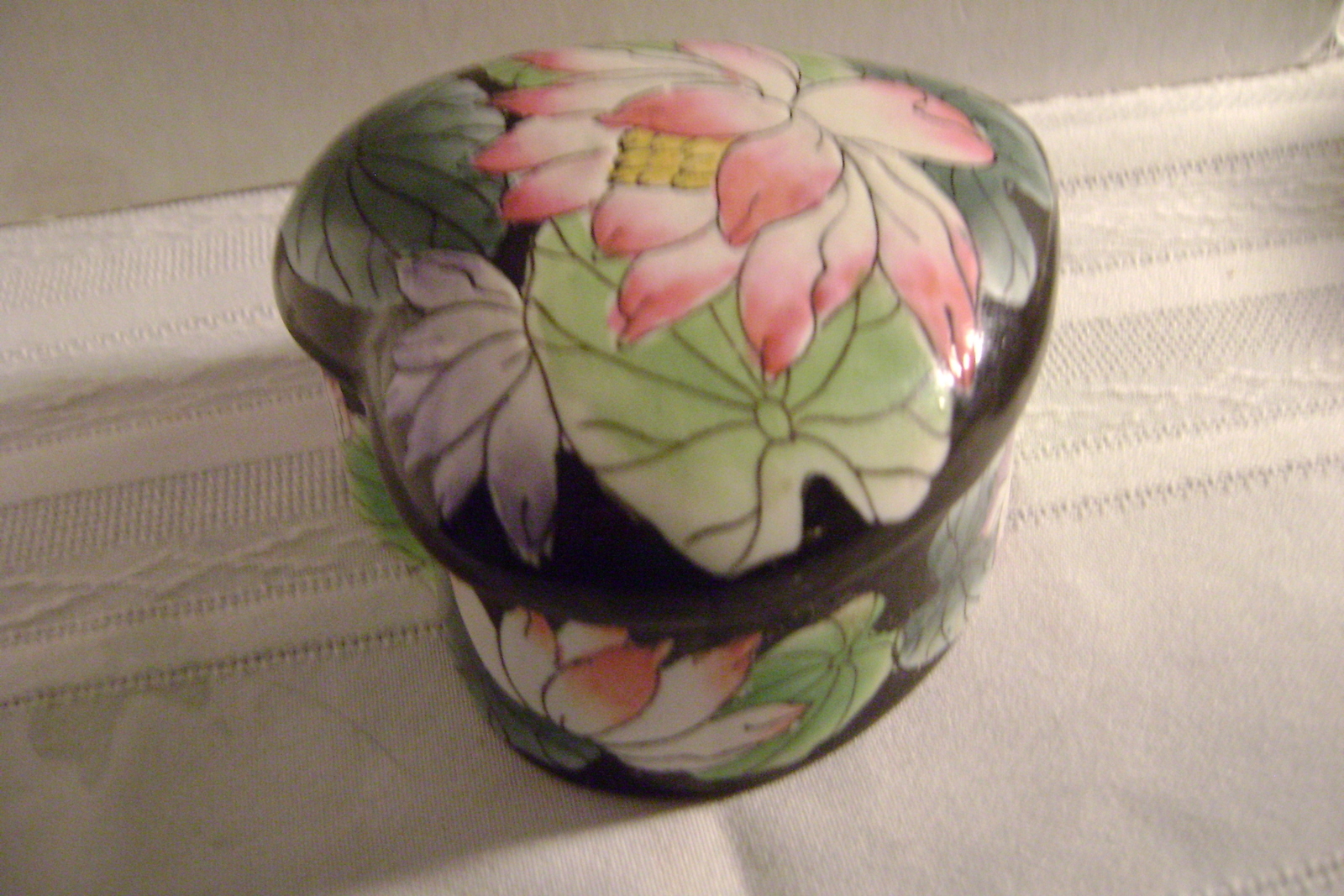 Toyo Black Lotus 2 pc. Porcelain Vanity Box and 50 similar items