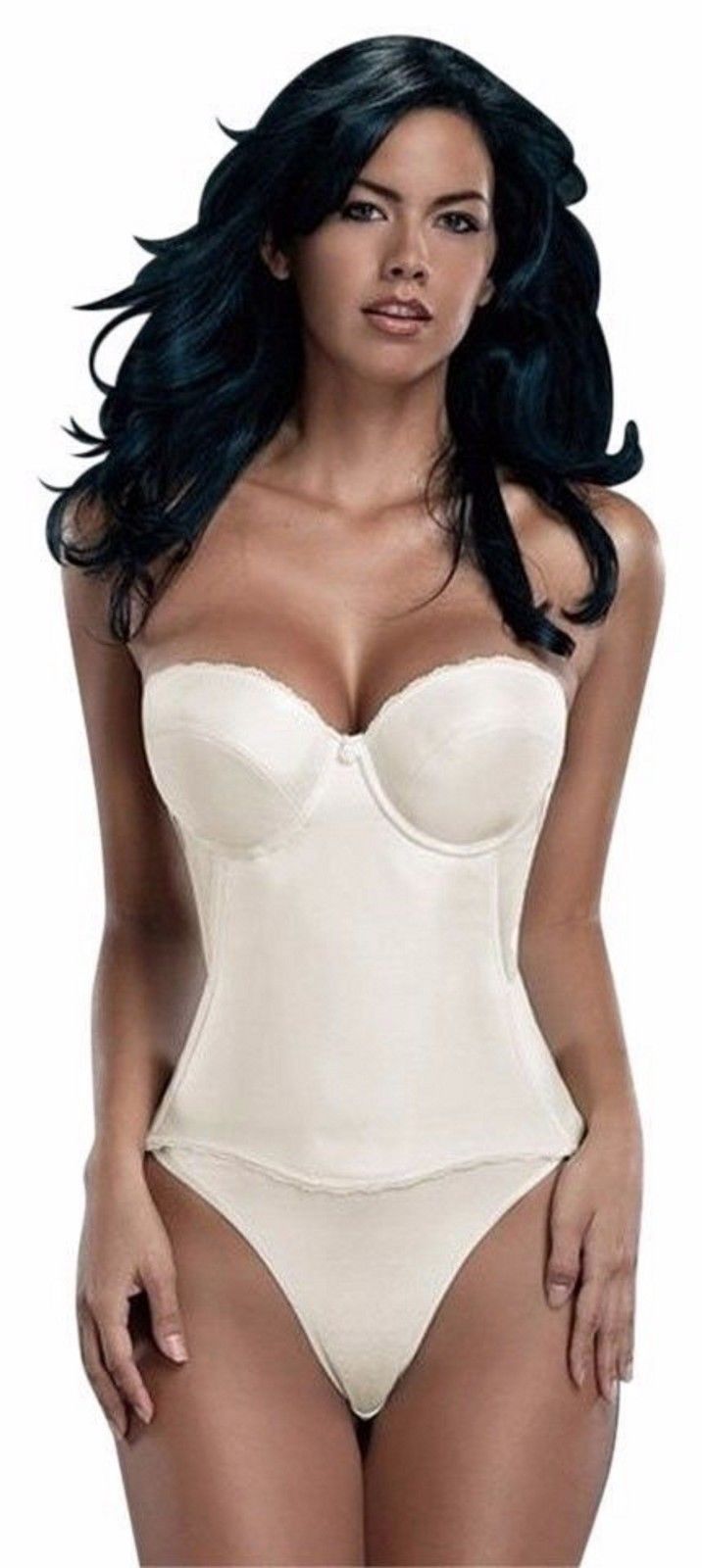 ivory bustier bridal