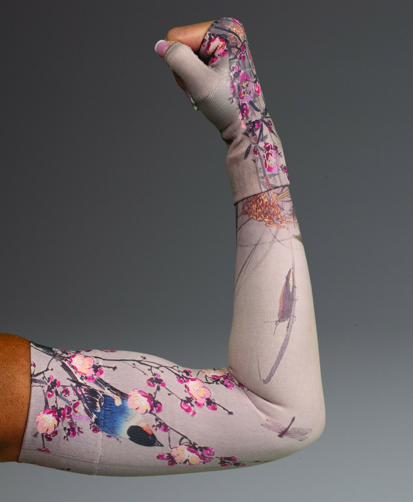 PLUM BLOSSOM by LympheDIVAS, COMPRESSION SLEEVE, GLOVE, GAUNTLET OR COMBO, NEW!