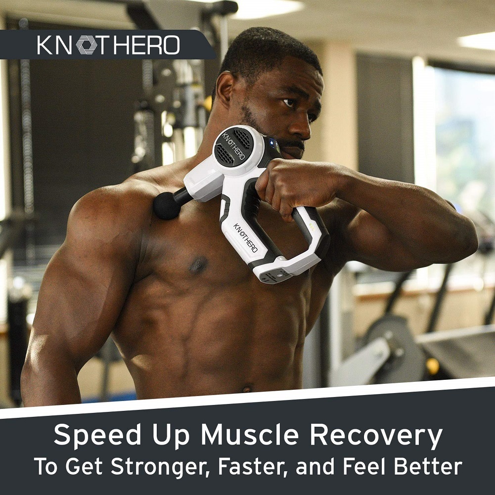 Knot Hero Massage Gun for Athletes Deep Tissue Chiropractic Massager