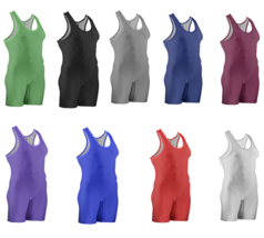 Cliff Keen | L7943J | Relentless Wrestling Singlet | Solid Color MXS Lycra Style - $54.99