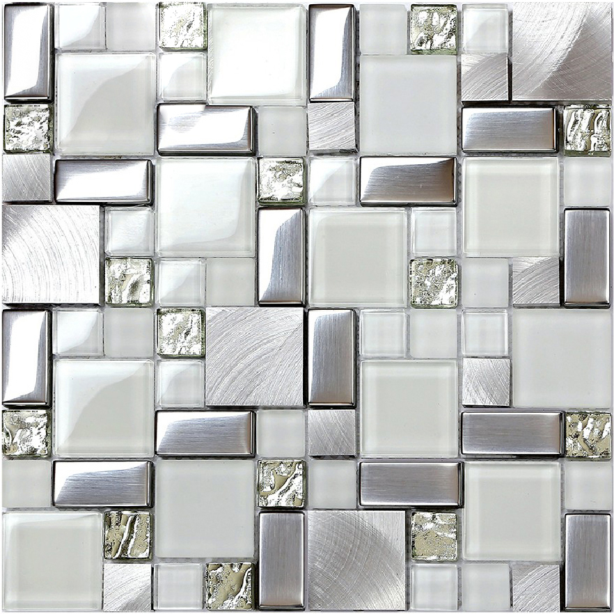 Hominter 5 Sheets Silver Coated Glass Tile And 50 Similar Items