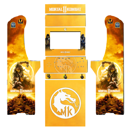 AtGames Legends Ultimate ALU Mortal Kombat 11 Arcade Cabinet vinyl side Art