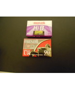 Two New Maxell Hi8 120 Min &amp; UR 90 Normal Bias Cassettes Sealed 135m - $18.54