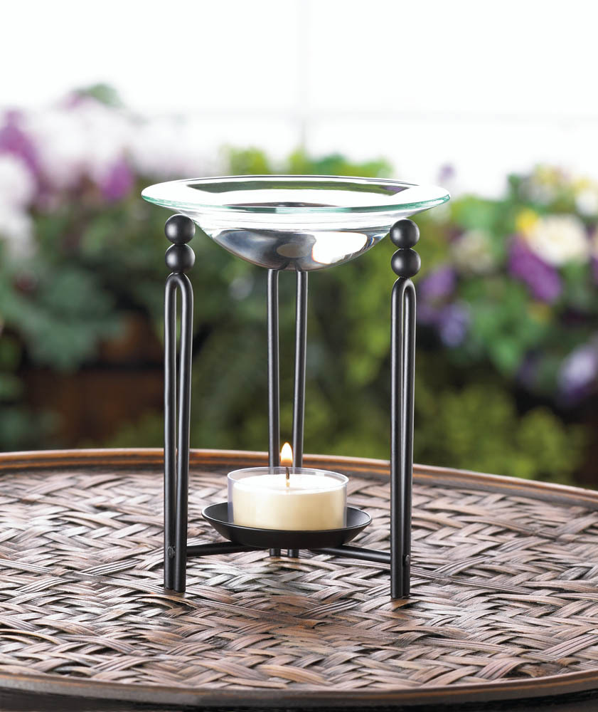 Candle Oil Warmer, Elegant Expressions Oil Warmer, Modern Harmony Oil