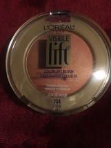 L'Oreal Visible Lift Color Lift Blush #704 Coral Lift .14 oz. NEW - $13.74