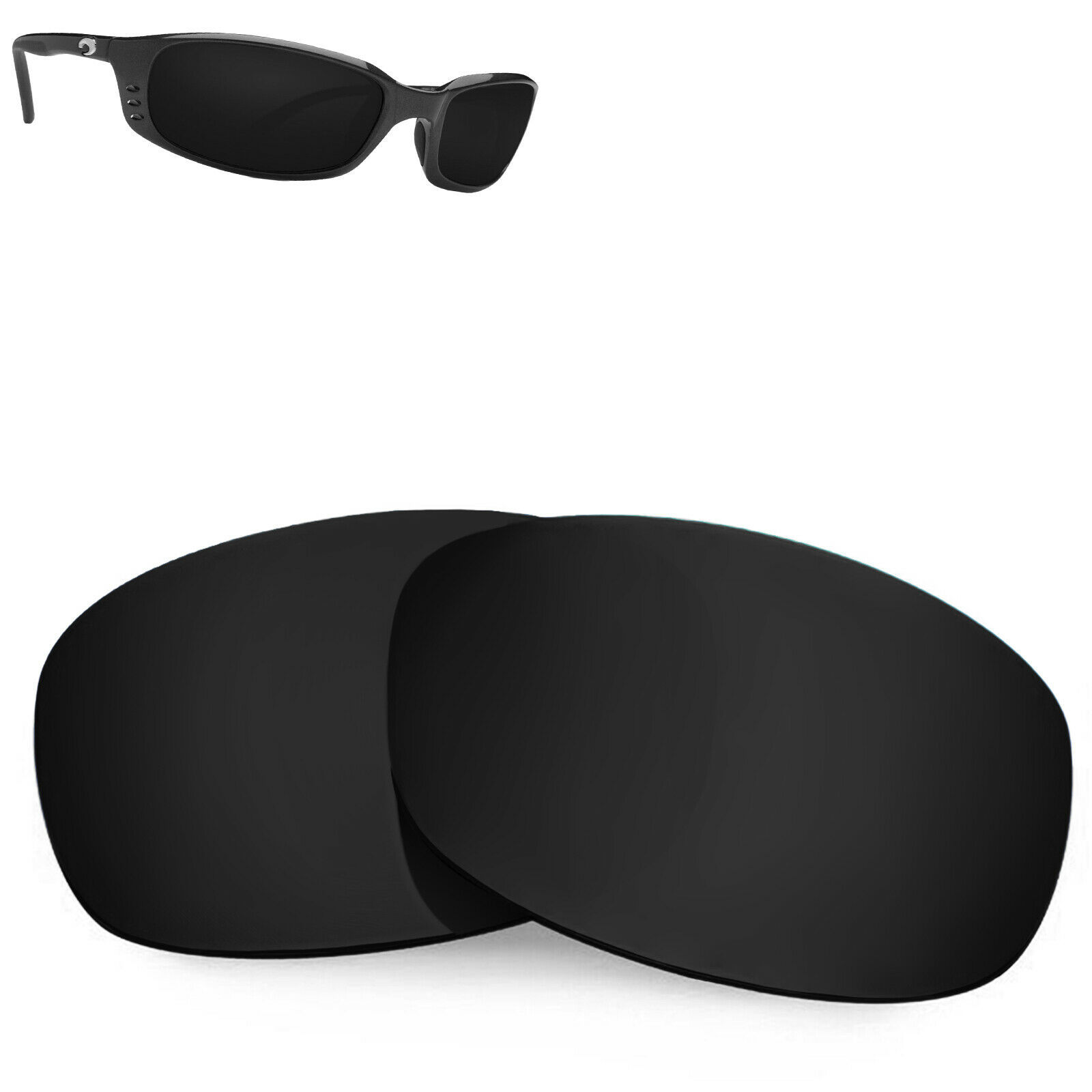 Polarized Replacement Lenses for Costa BRINE Sunglasses AntiScratch