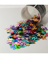 Number 50 and Circles Multicolor Confetti Bag 1/2 Oz Birthday Party CCP9004 - $3.95+