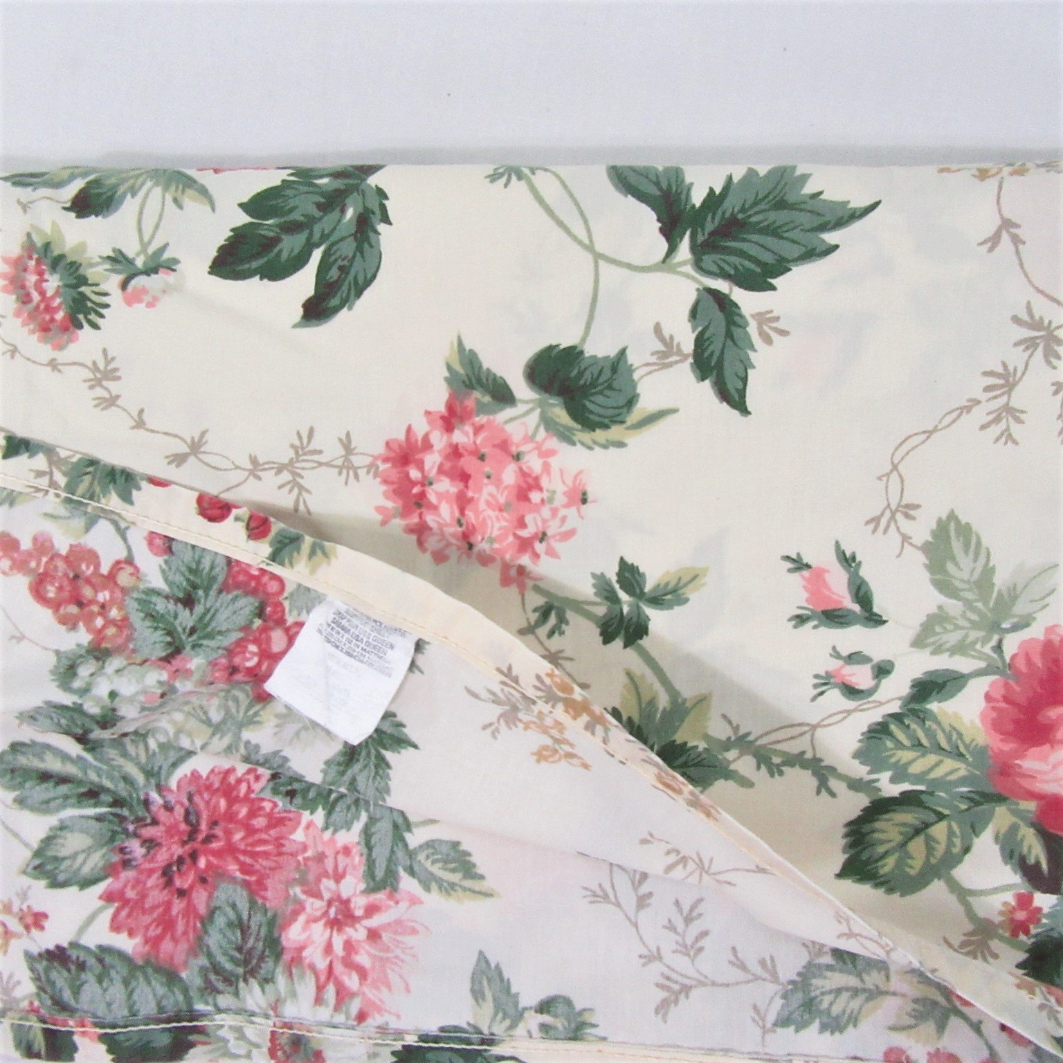 Waverly Roseberry Floral Ruffled Queen Flat Sheet - Sheets & Pillowcases