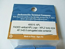 Jacksonville Terminal Company # 485015 APL Faded Vertical APL Logo 48' Cont image 2