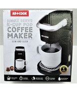 AR + Cook Single Serve K-Cup Pod Coffee Maker Slim &amp; Sleek - $34.97