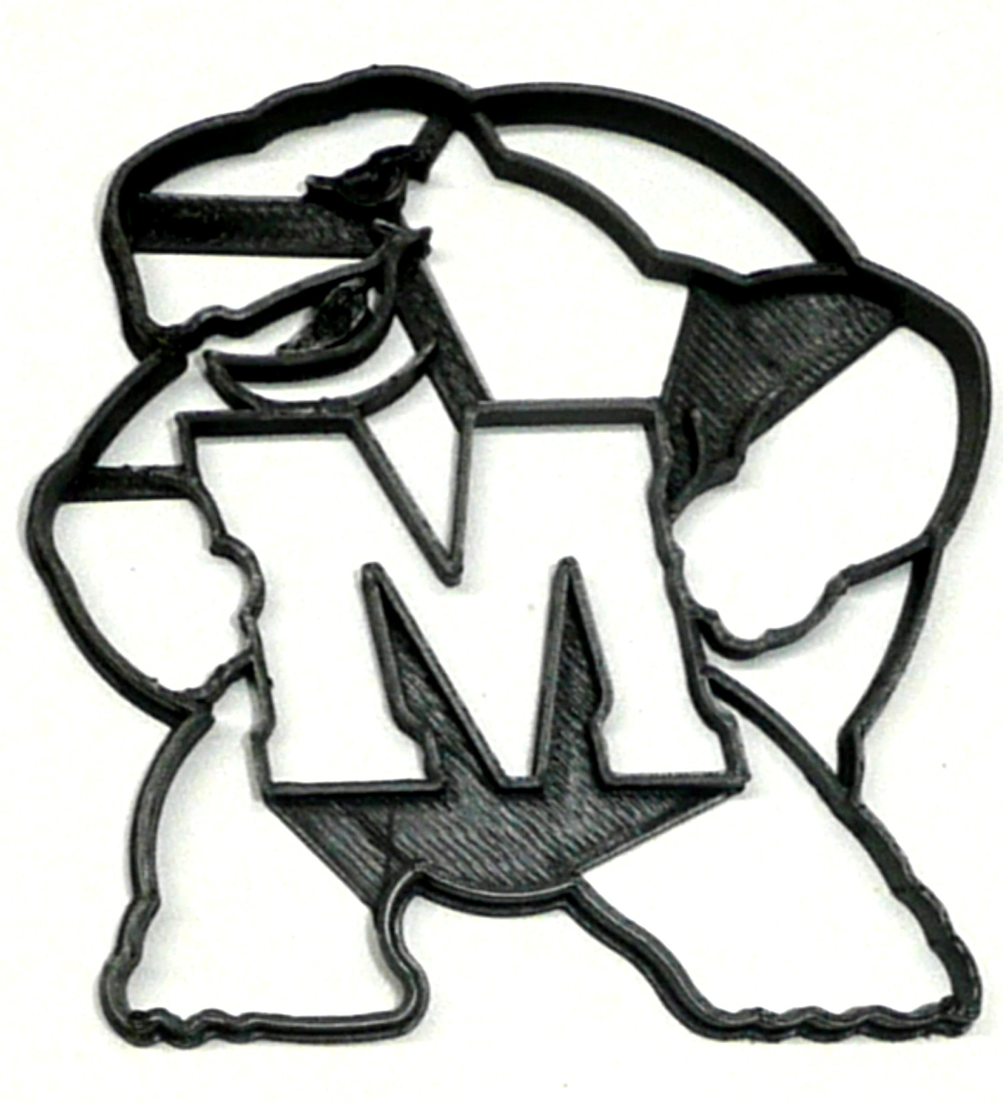 University of Maryland Terps Terrapins Turtle Mascot Cookie Cutter USA PR2937