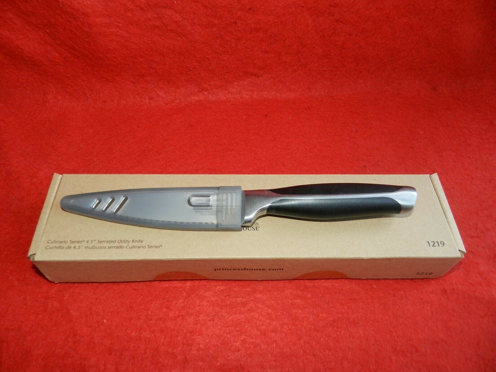 PRINCESS HOUSE 1219 CULINARIO SERIES 4.5" SERRATED UTILITY KNIFE NEW