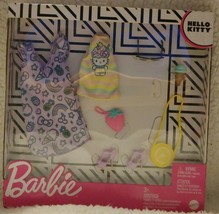 Mattel Barbie Hello Kitty Fashion Pack 9 Piece Set GJG42 - $19.75