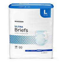 McKesson Ultra Heavy Absorbency Adult Disposable Brief Diapers L Tab Clo... - $19.75
