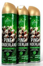 3 Cans Glade 8 Oz Limited Edition Pine Wonderland Air Freshener Spray - $18.99