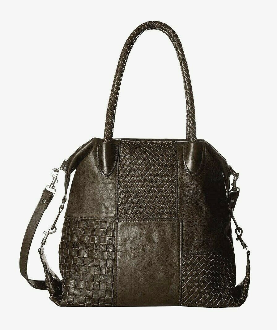 New Patricia Nash Women's Paloma Slouchy Woven Leather Satchel Variety Colors