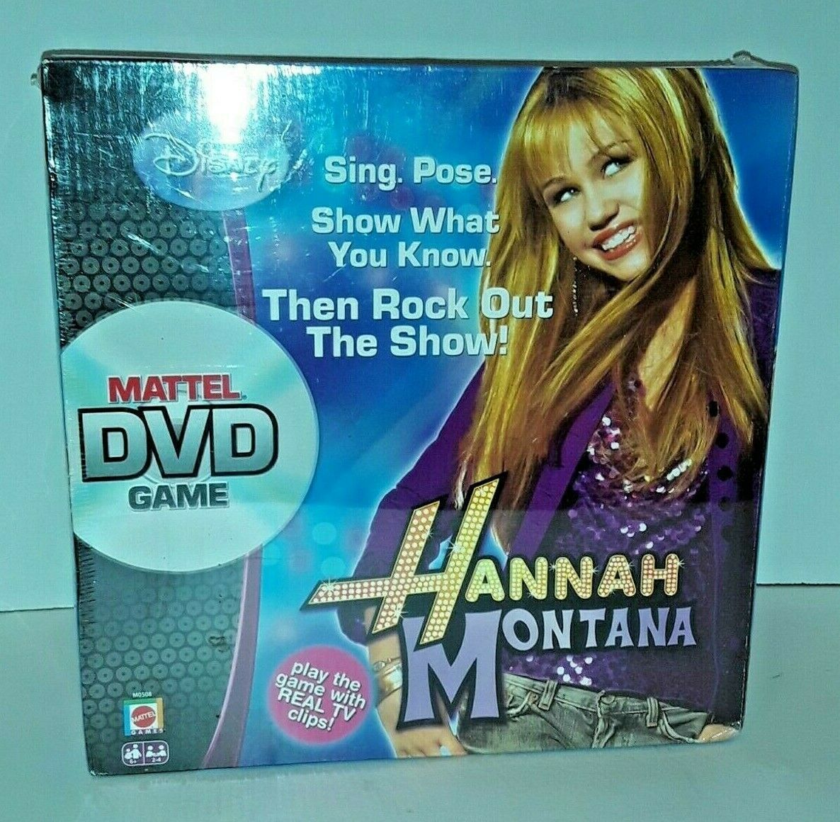 NEW Disney Hannah Montana Mattel DVD Game Sealed Miley Cyrus Music ...