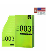 Okamoto 003 aloe jelly condoms 0.03mm ultra thin 10pcs - US Seller - $13.56+