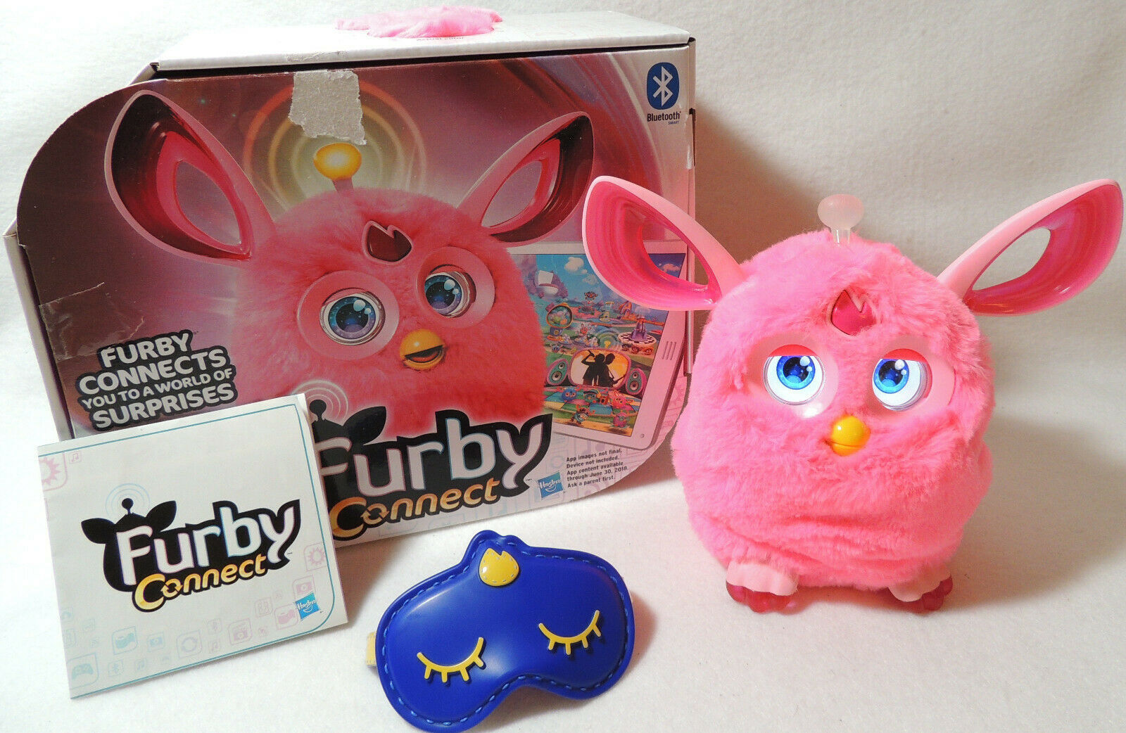 FURBY Connect PINK Interactive Friend Toy Bluetooth Hasbro -Tested ...