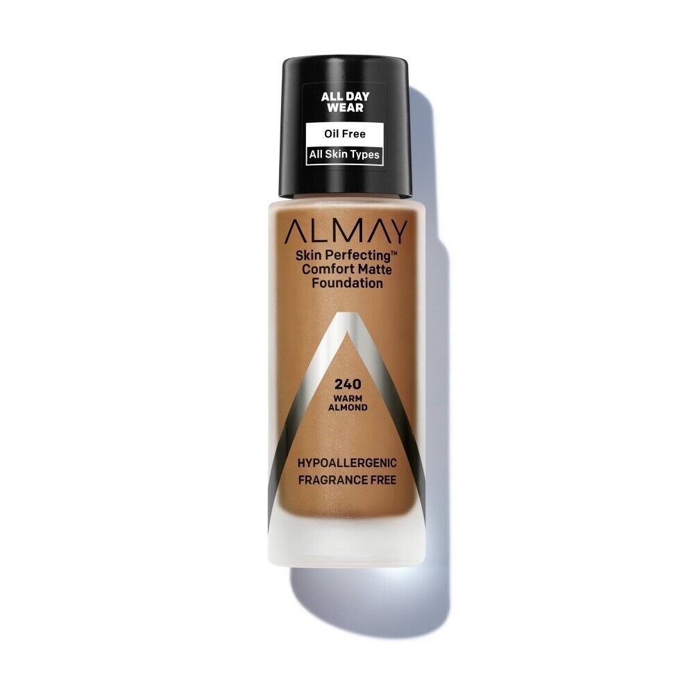 Primary image for Almay Skin Perfecting Comfort Matte Liquid Foundation, 240 Warm Almond 1 fl oz..