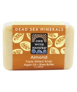One With Nature Dead Sea Mineral Bar Soap Mild Exfoliating Almond, 7 Ounces - $8.15