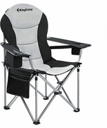 KingCamp Lumbar Back Padded Camp Chair Heavy Duty Oversized Folding Camping - $108.99
