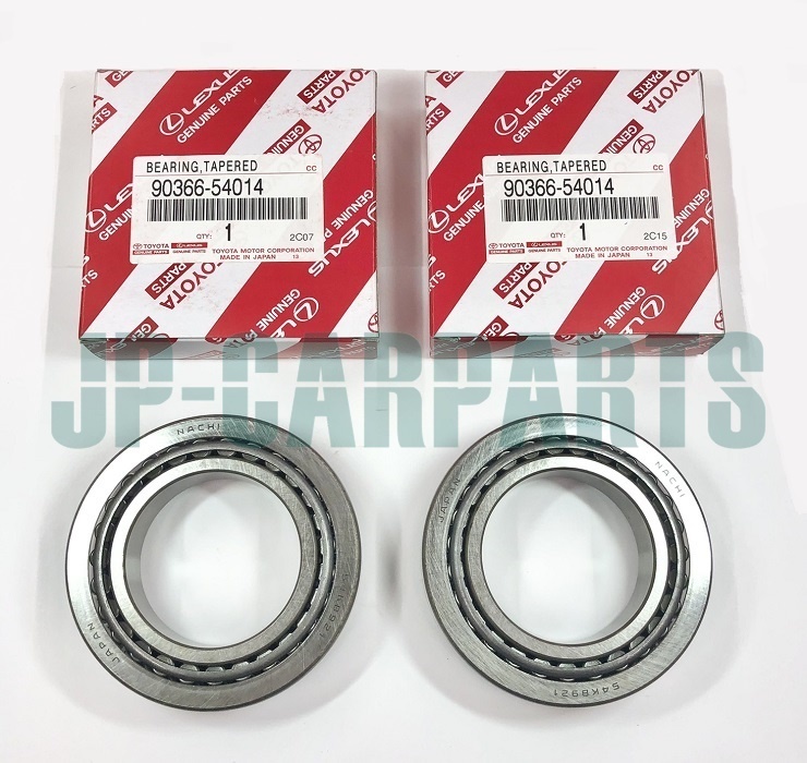 GENUINE TOYOTA 2PCS REAR DIFFERENTIAL CASE BEARINGS SET 9036654014
