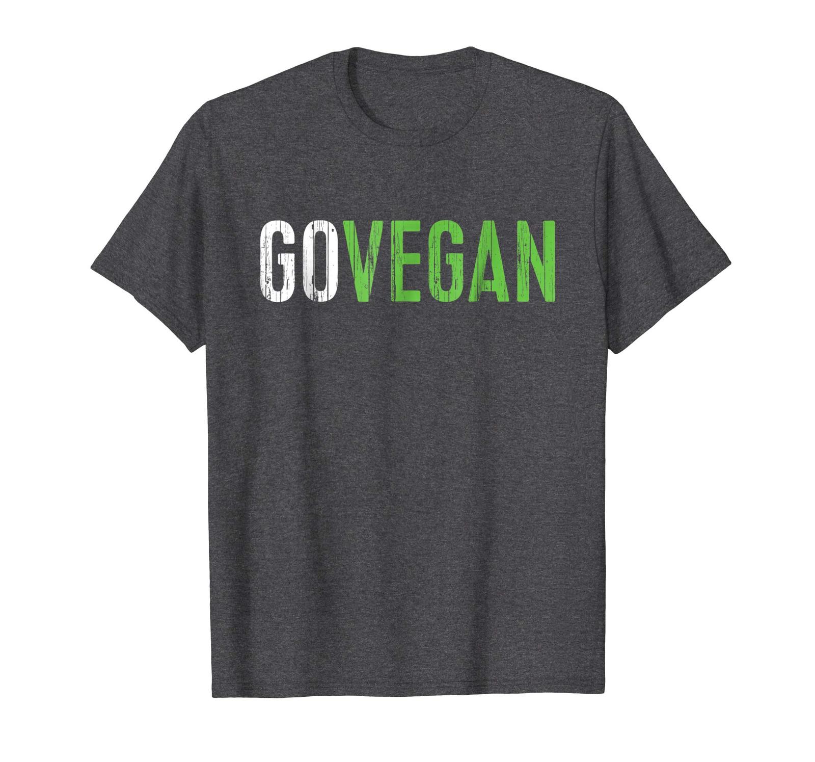 Special Shirts - Go Vegan T-Shirt Vegetarian Gift Shirt Men - T-Shirts ...