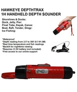 HAWKEYE DEPTHTRAX 1H HANDHELD DEPTH SOUNDER With Temperature and Fish Re... - $82.95