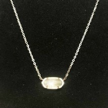Kendra Scott Silver tone Necklace with Stone Adjustable - $38.36