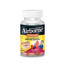 Airborne 750mg Vitamin C Gummies For Adults, Immune Support Supplement with Powe image 2