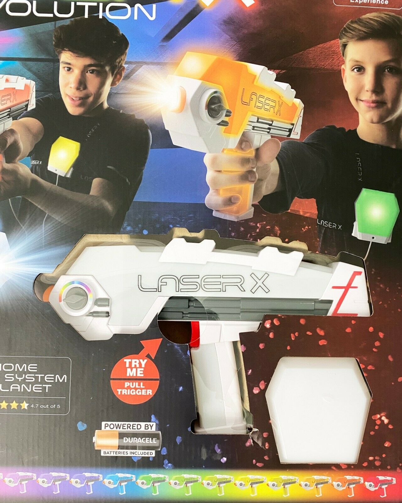 Laser Tag Interactive Toy for Kids and Adults, Laser X Blaster, 4