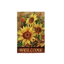 Ashland Sunflower Welcome Fall Garden Flag,12&quot; x 18&quot; - $13.85