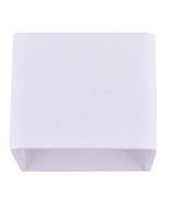 Canyon Home Decorative 2 Piece 4&quot; LED Square White Wall Sconce Lamp - $71.91