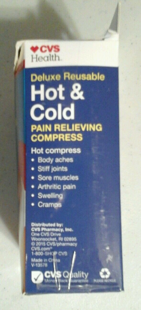 CVS Deluxe Reusable Hot & Cold Pain Relieving Compress Sm Size Knee