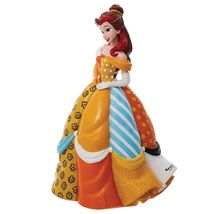 Disney Britto Belle Figurine Princess 7.7" High Stone Resin Beauty and the Beast image 3