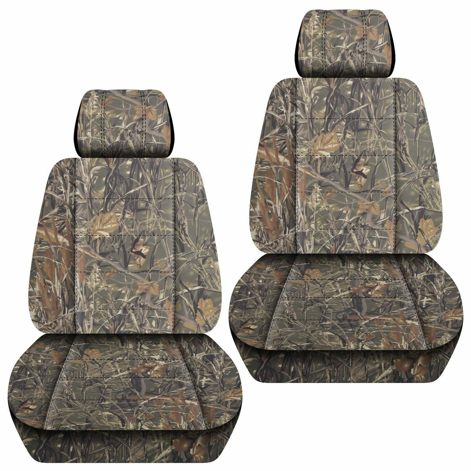 Front set car seat covers fits 20052020 Toyota camo wetlands
