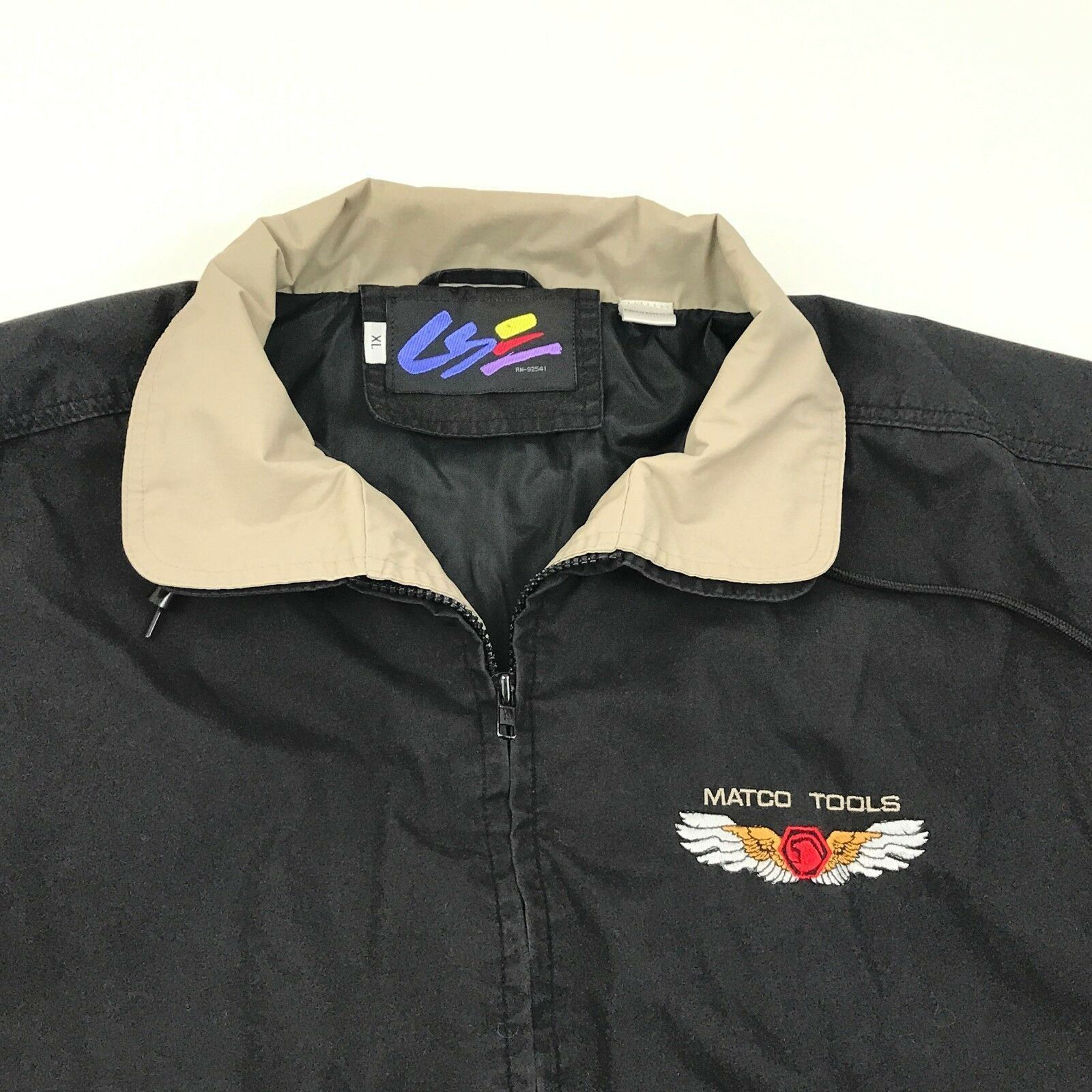 VINTAGE CSE MATCO TOOLS Mens Shop Style Jacket Mechanic Bomber Grease