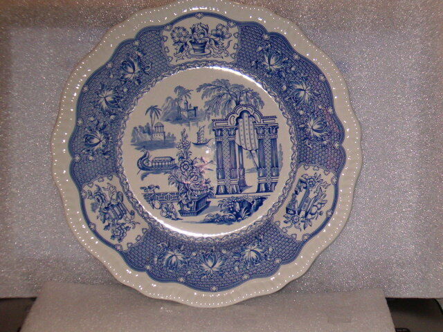 Primary image for SPODE BLUE ROOM COLLECTION "PAGODA" DINNER PLATE