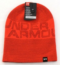 Under Armour Reversible Red & Orange 4-in-1 Graphic Knit Beanie 1-3 Years NWT - $22.27