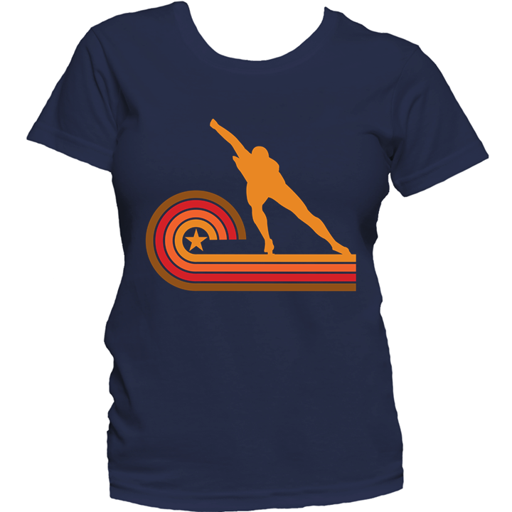 Retro Style Speed Skater Vintage Speed Skating TShirt TShirts, Tank