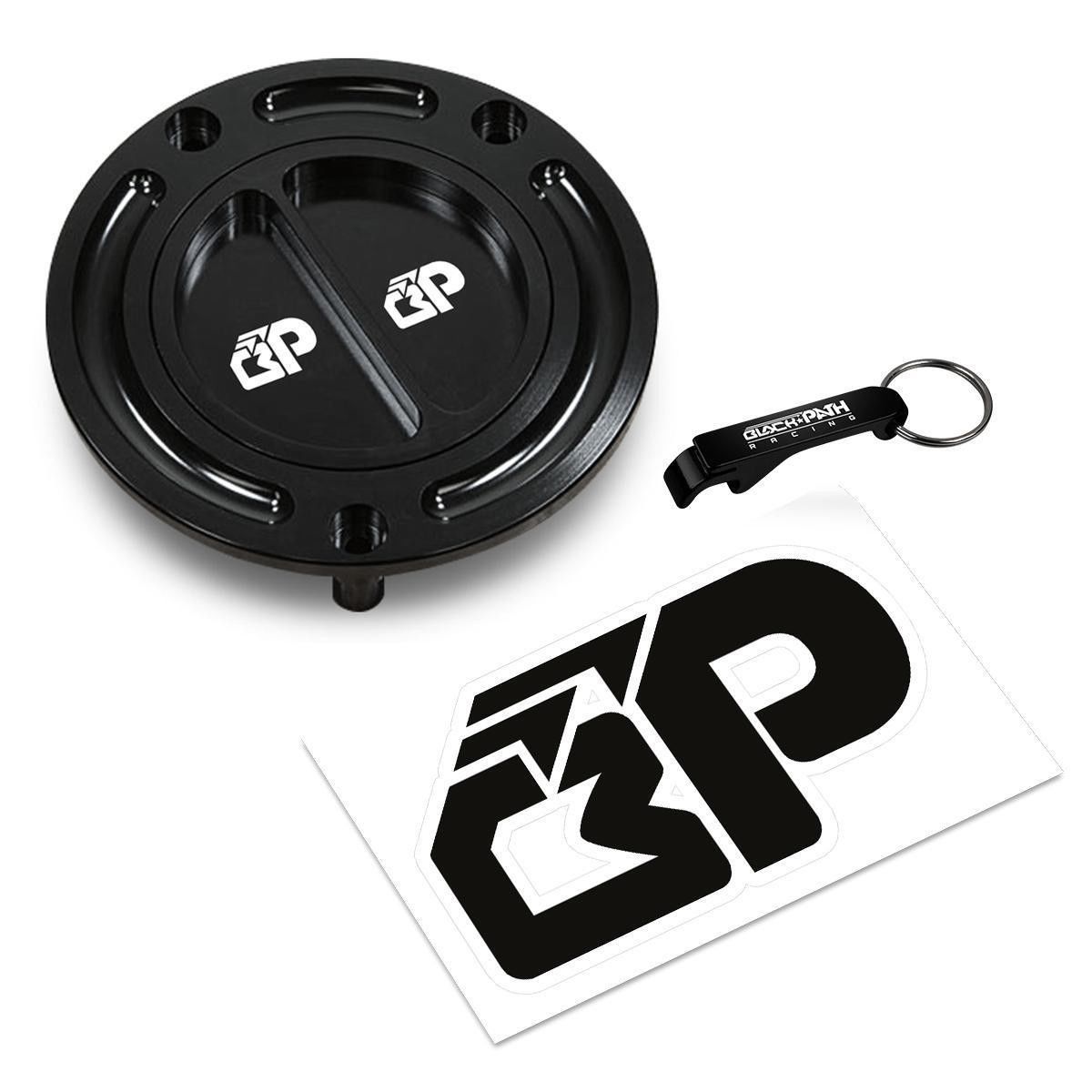 For 9821 Yamaha YZF R3 R6 R6S R1 Black Billet Aluminum Fuel Tank Gas