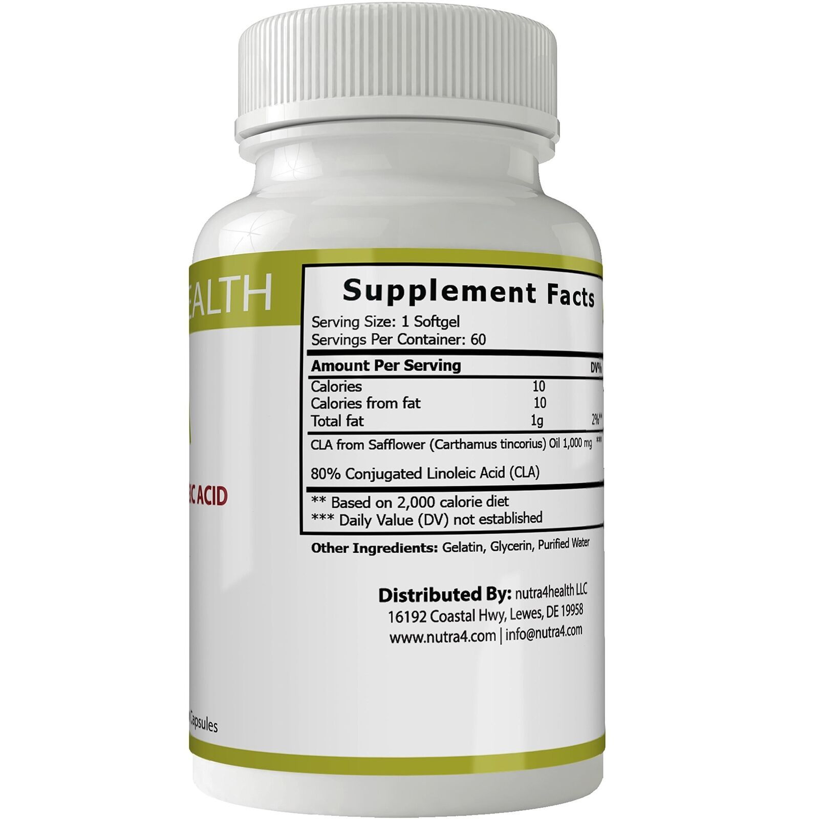 CLA Supplement for Weight Loss, Conjugated Linoleic Acid Diet Pills For