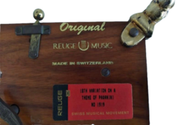 Rare Vintage REUGE 18th Variation Theme of Paganini No. 1919 Glass Music Box image 5